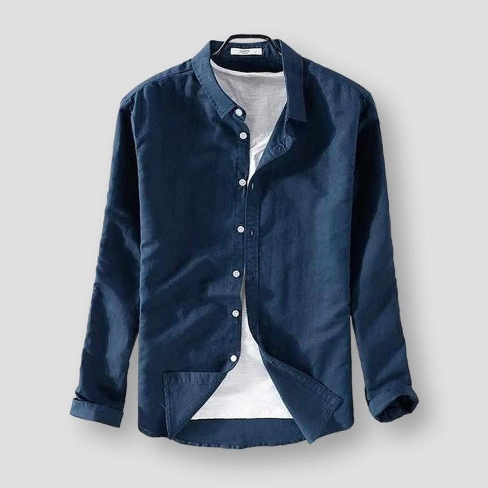 North Royal Long-Sleeve Linen Shirt