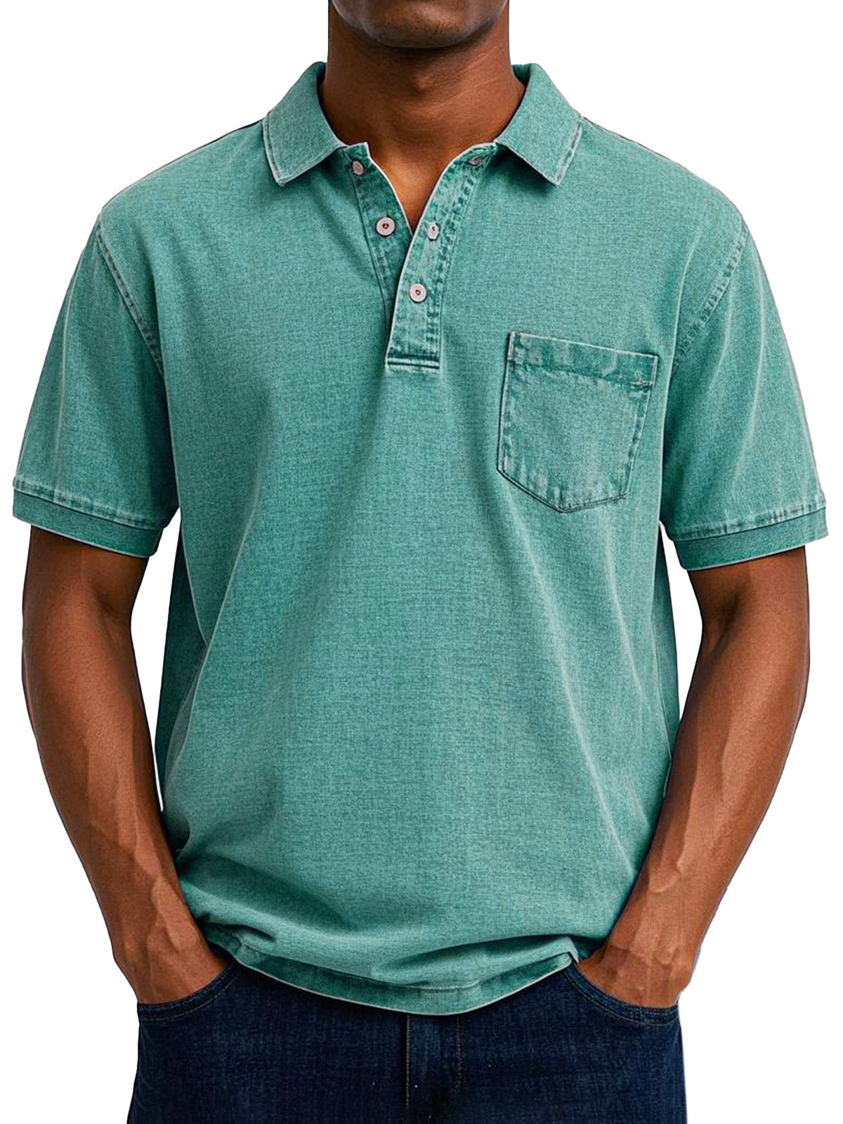 maxime | Men's Casual Vintage Polo Shirt