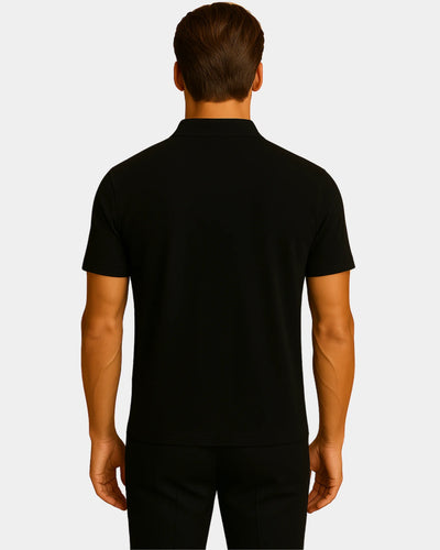 Adriano Polo T-Shirt - Black