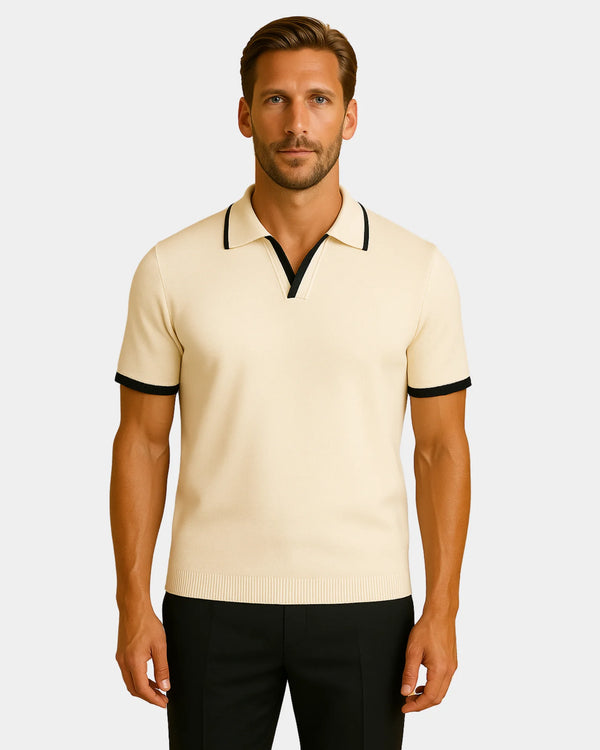 Davide Polo T-Shirt - Beige