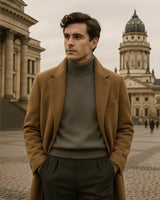 Roberto High Neck Sweatshirt - Grey