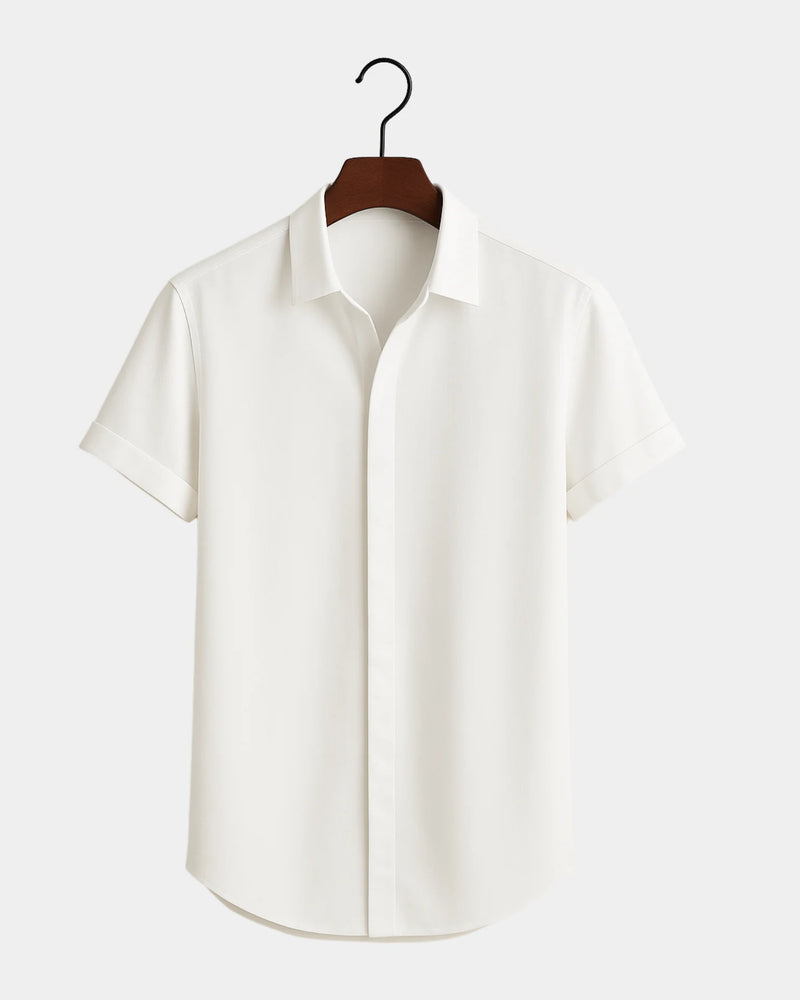 Domenico - Linen Shirt White