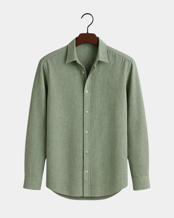 Marco - Linen Shirt Green