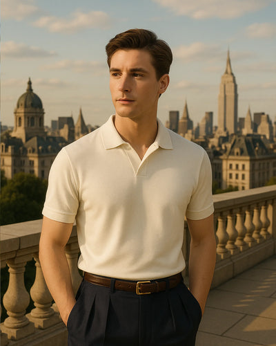 Adriano Polo T-Shirt - White